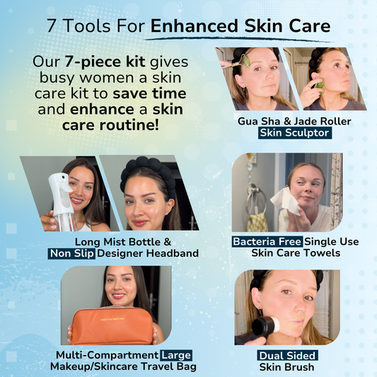 SeanKarson™: 7-Piece Skincare Travel System