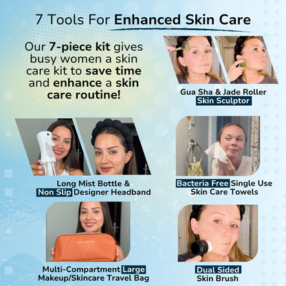 SeanKarson™: 7-Piece Skincare Travel System